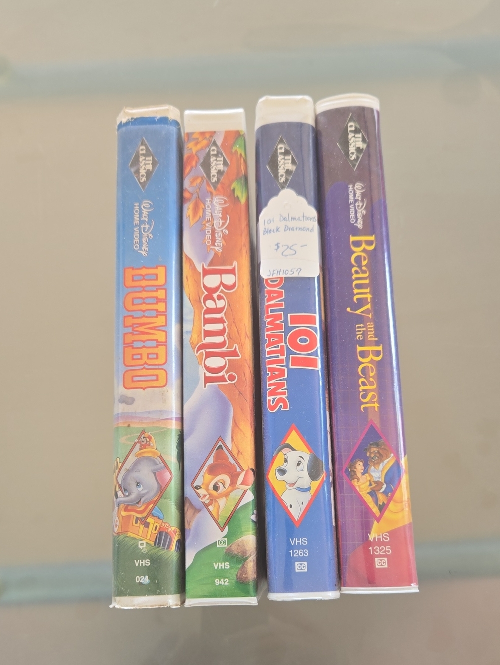 Disney Classic VHS Collection - Blue, Purple, Green, Red